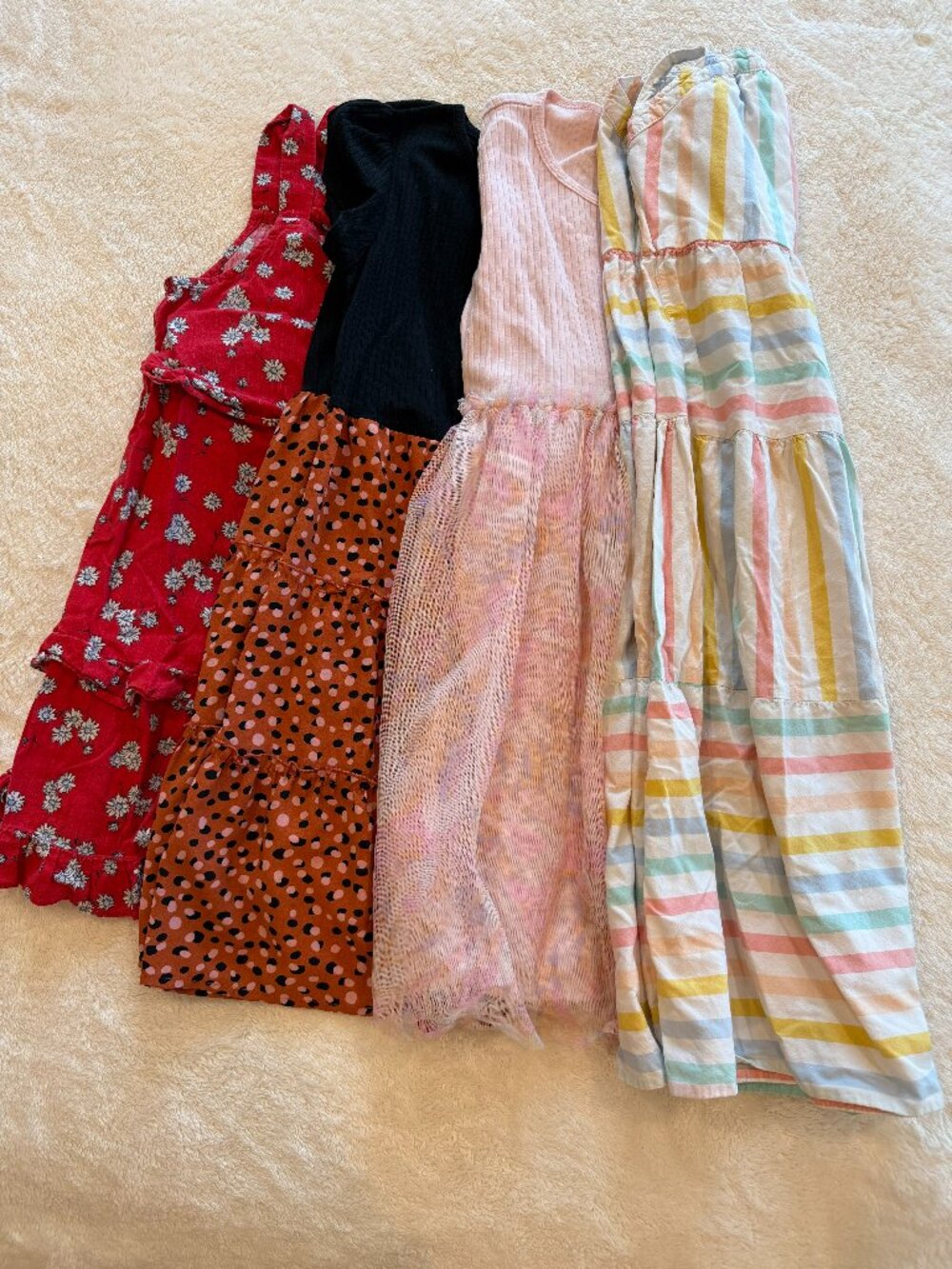 Lot 7/8 Little Girls Summer Dresses